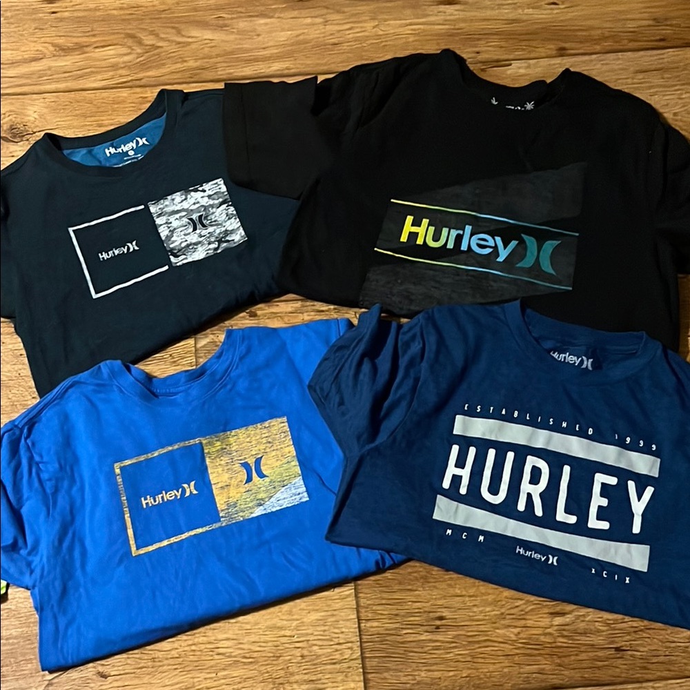 4 Hurley mens Graphic T-Shirts